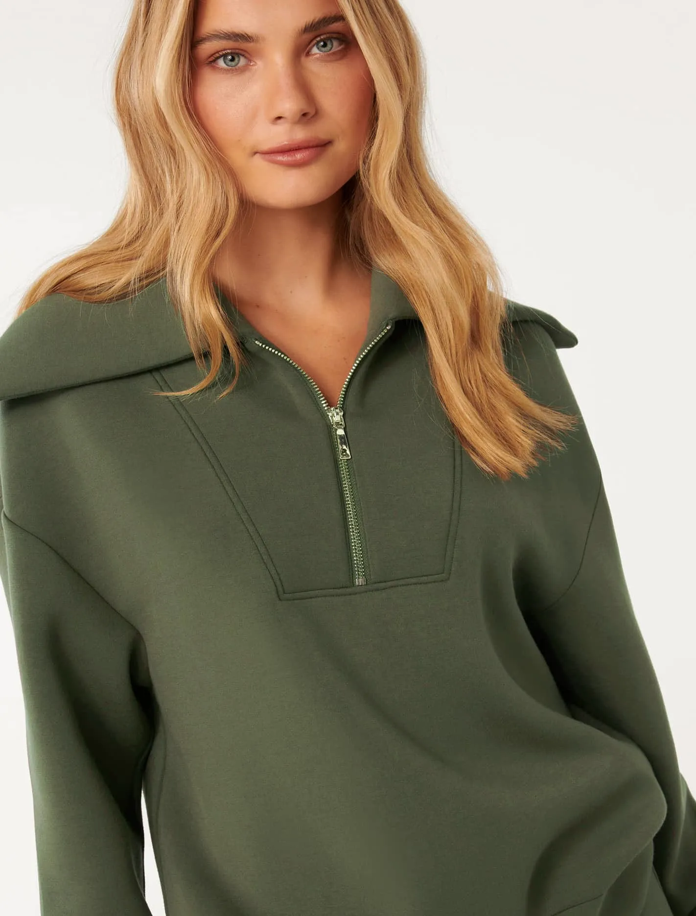 Tiana Loungewear Zip Front Sweatshirt