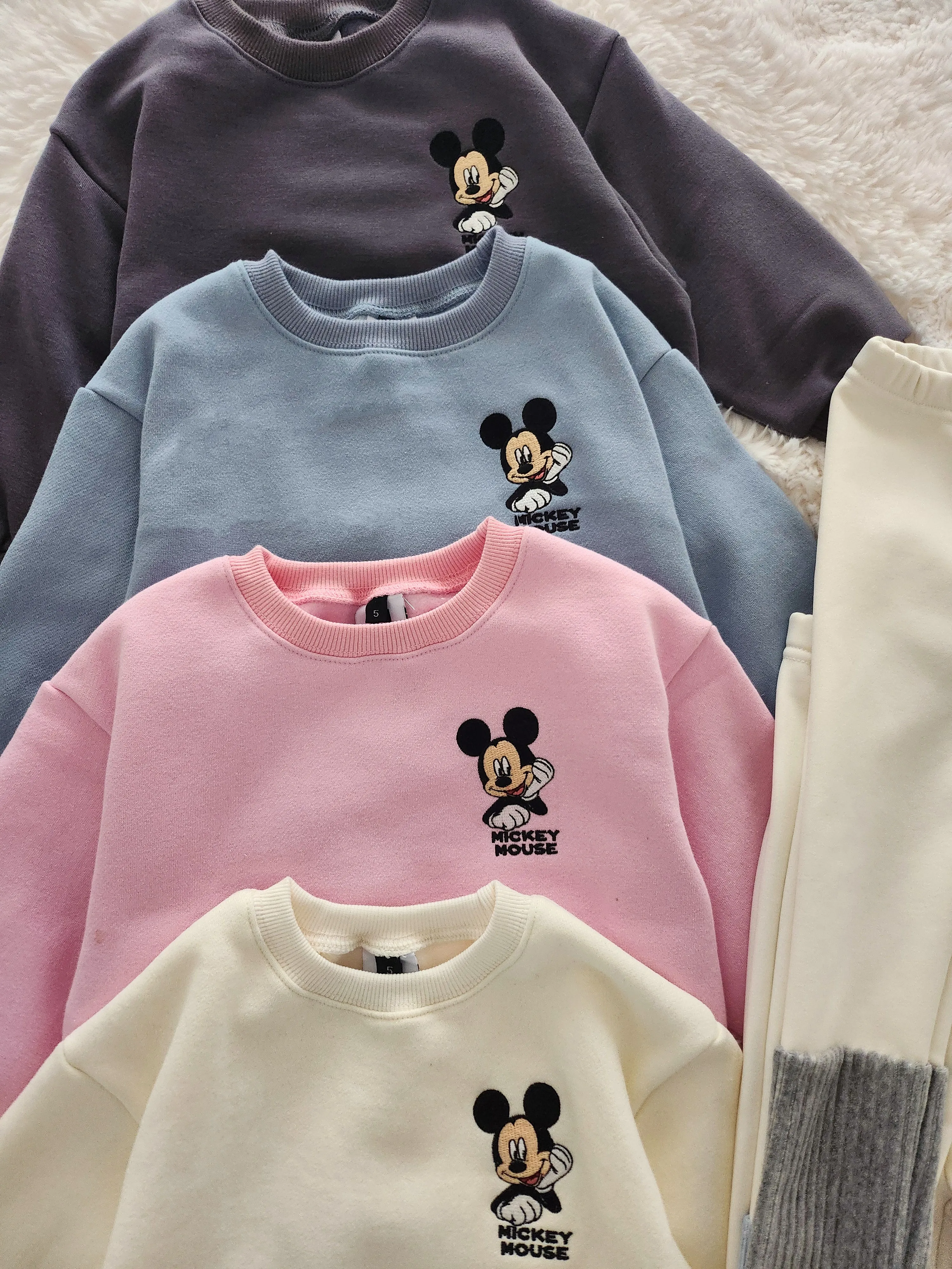 Toddler Disney Sweatshirt and Sock Leggings Set (2-7y) - 4 Colors