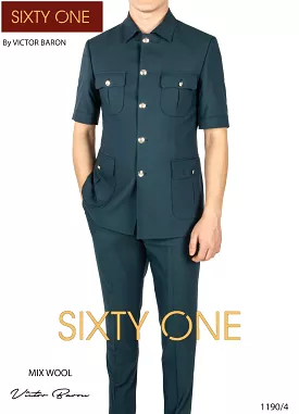 Victor Baron Turkish Short Sleeve Safari Suit