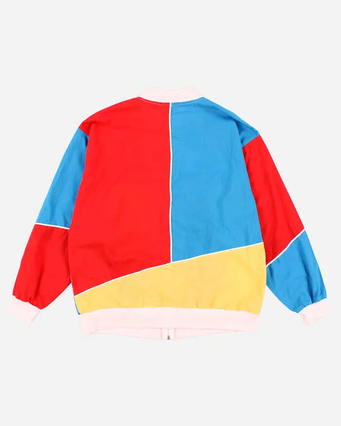 Vintage 80s G.W. Graff Colour Panelled Light Jacket - M