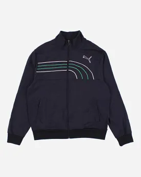 Vintage Men's Blue Puma Zip Up Track Jacket - M