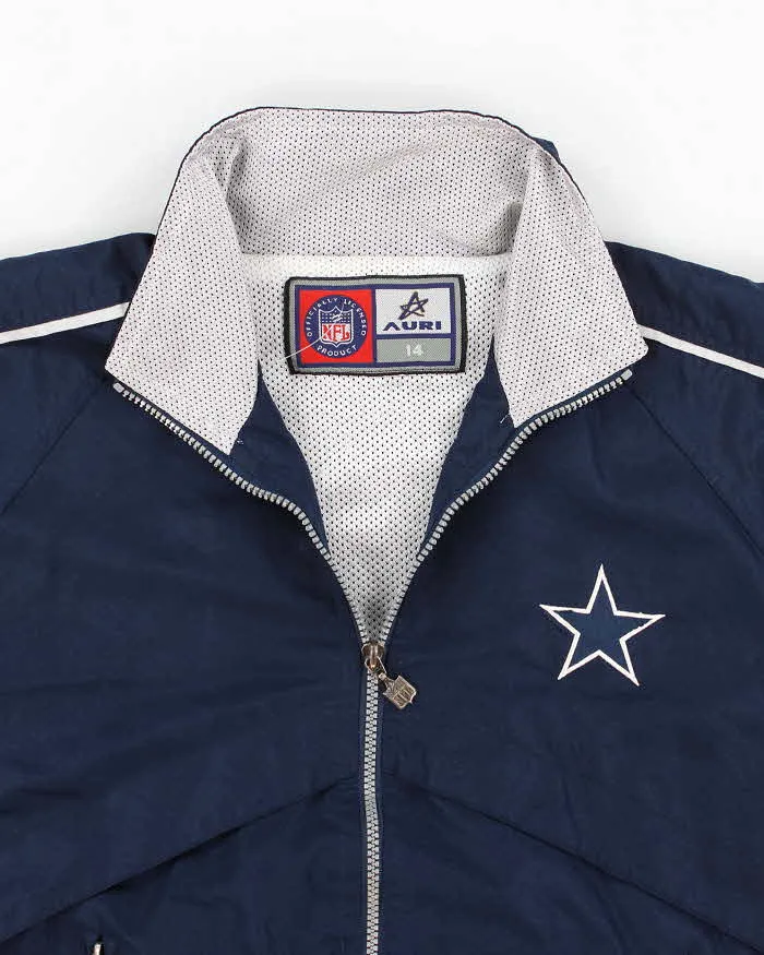 Vintage Womans NFL Auri X Dallas Cowboys Zip UP Track Jacket - M