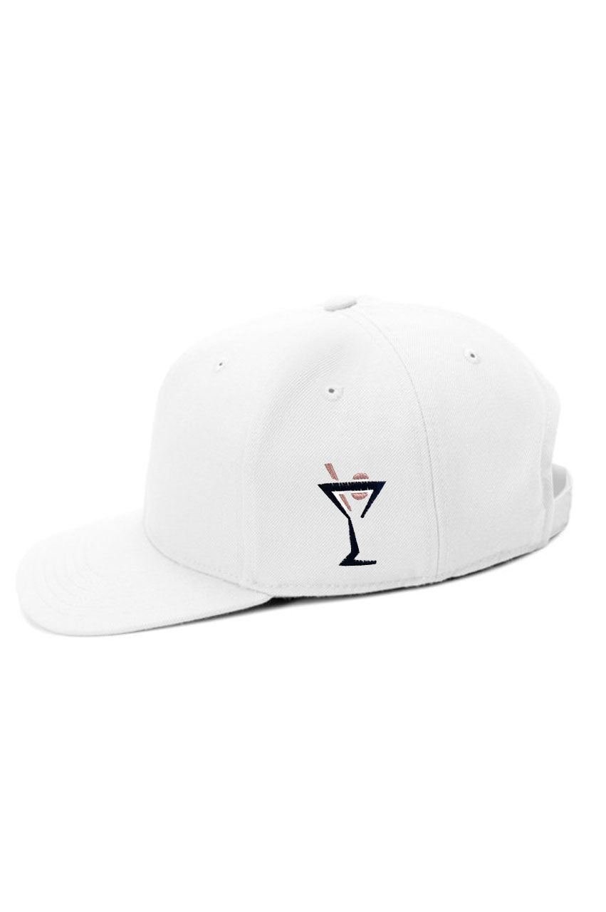 White GOLF Snapback Hat