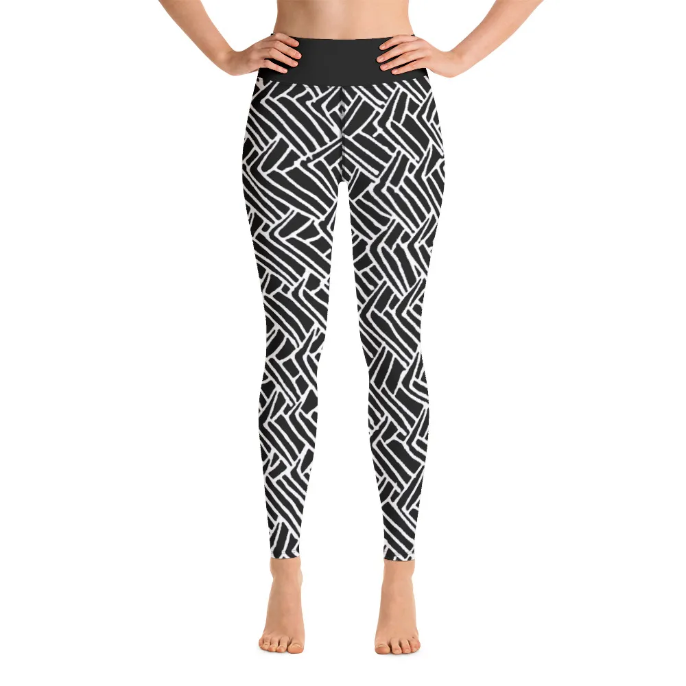 Yoga Leggings – Waves Upclose