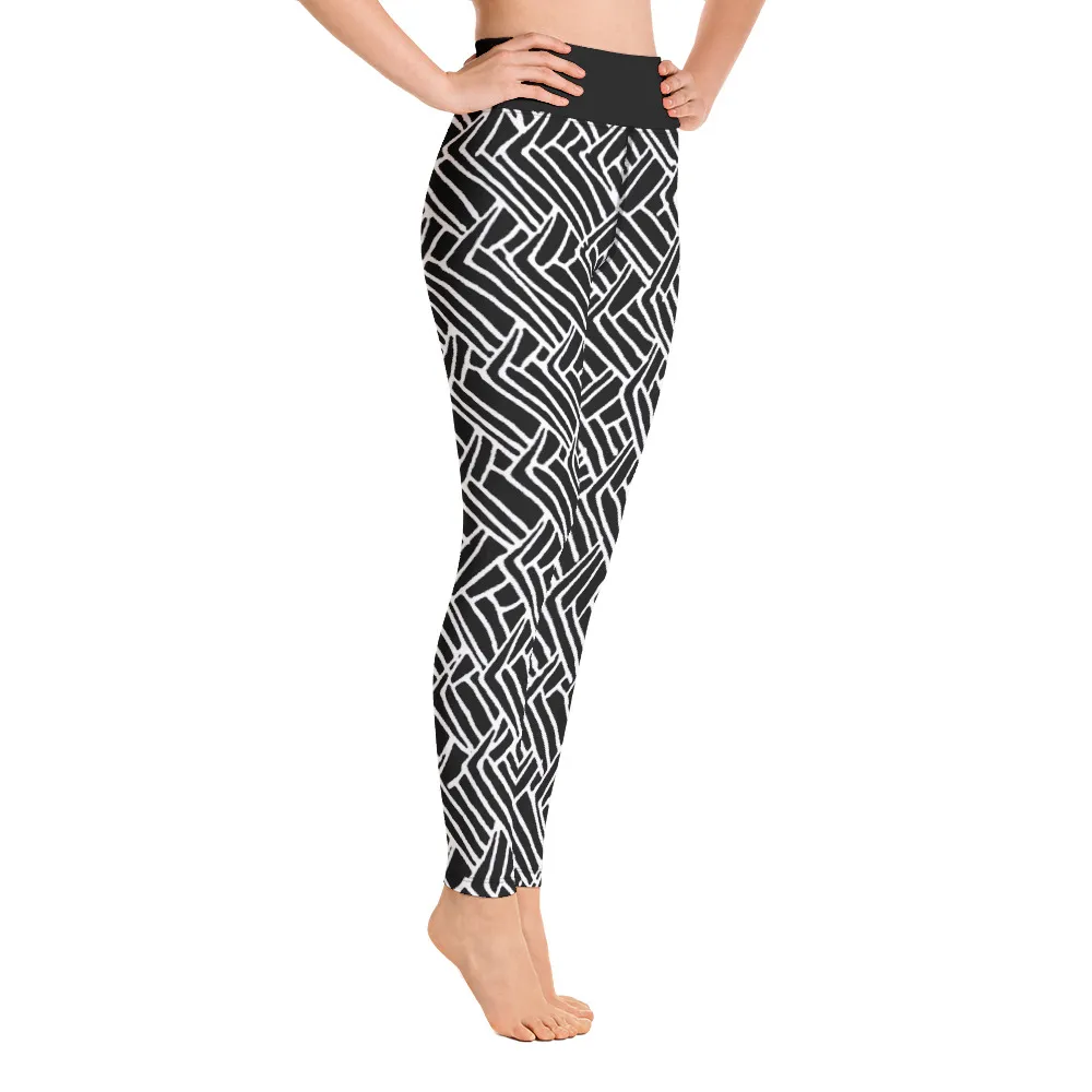 Yoga Leggings – Waves Upclose