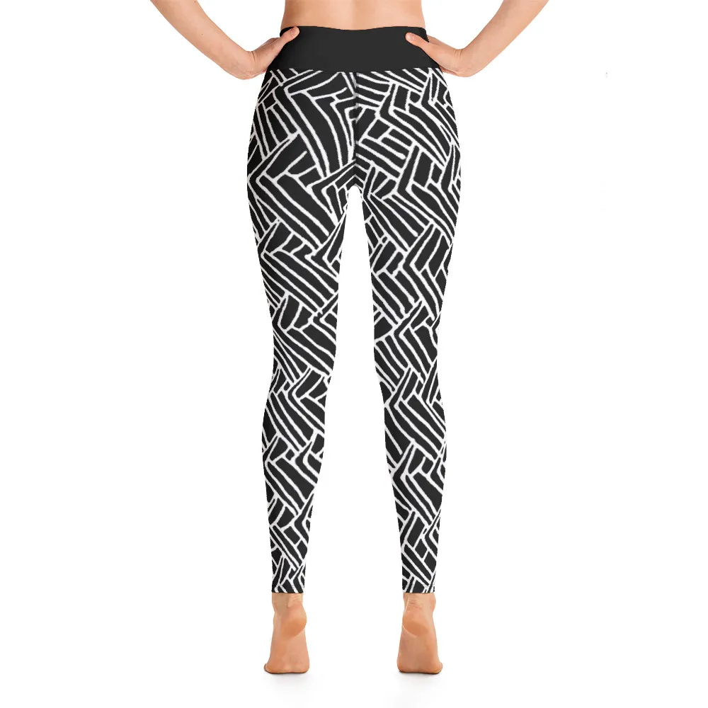 Yoga Leggings – Waves Upclose